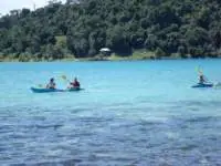 A Kayak or Triyak in this case is all you need to discover the sea fauna