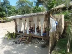 A massage on the beach