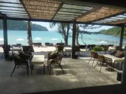 A restaurant with a view